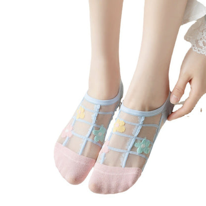 Women's Spring And Summer Thin Jacquard Socks 2adb936b 55a2 48a6 ad79 009975162e60