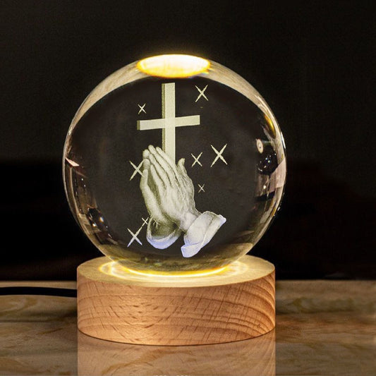 Creative Glow Crystal Cross Church Office Desk Surface Panel Ornaments 2b2333fb a03a 4ad8 b4f8 858a3cc03fb7