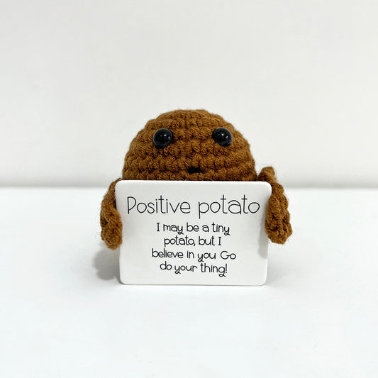 Cute Funny Potato Facial Expression Bag Handmade Crocheted Doll Hanging Buckle Schoolbag 2b382ad9 429d 4e42 b211 4b57cf464e0d