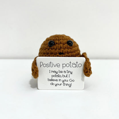 Cute Funny Potato Facial Expression Bag Handmade Crocheted Doll Hanging Buckle Schoolbag 2b382ad9 429d 4e42 b211 4b57cf464e0d