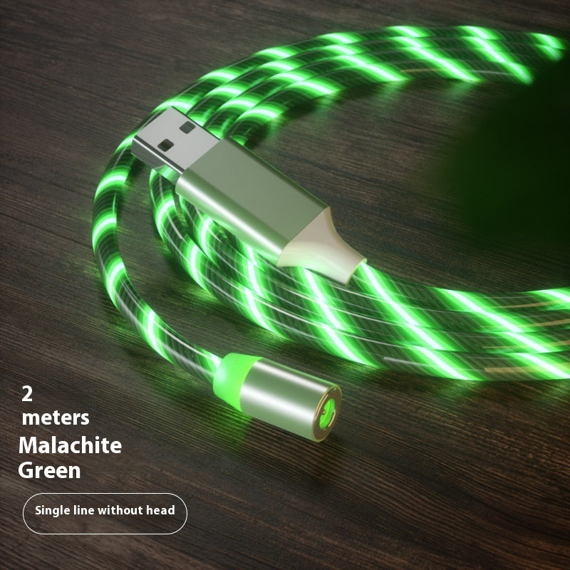 Magnetic Charging Cable Streamer Fast Charging Cable Lighting Micro USB Cable LED Magnet Charger Type-C Cable - 图片 10