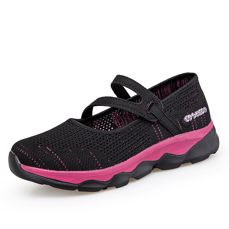 Mesh Breathable Middle-aged Women's Large Size Lightweight Elderly Walking Shoes 2b57f7e5 7165 490f a285 a02a4e1ef146