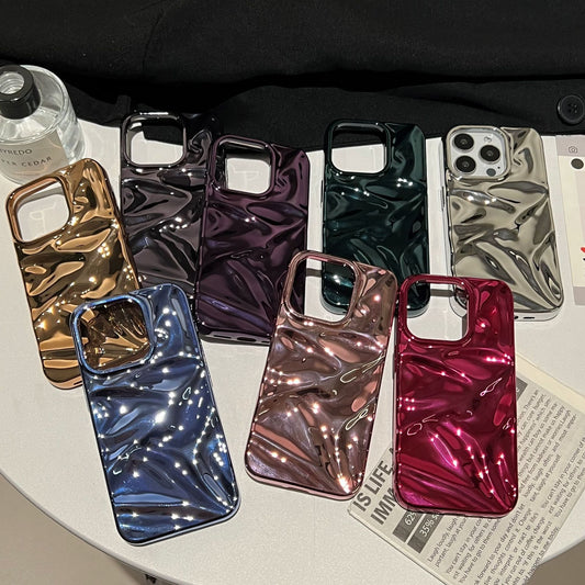 Electroplating Three-dimensional Pleated Pattern Shell Advanced Sense - 图片 1