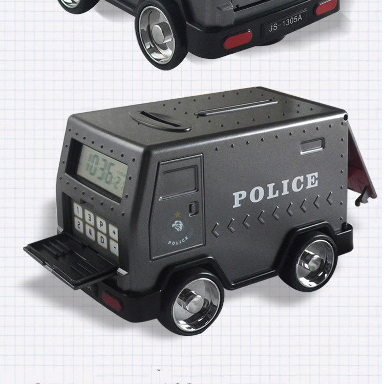 Cartoon Money Transport Truck Money Cabinet Coin-operated Piggy Bank Password Piggy Bank Car 2b93600c f419 4c4f b3d1 b8197749