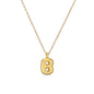 Copper Plated Gold 26 English Letters Pendant Necklace Niche Personality Clavicle Chain 2b966101 3448 442f a0c1 e7499baf1e4b