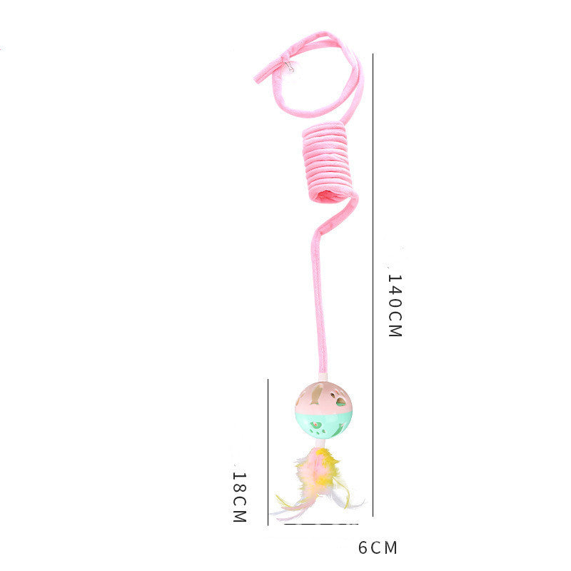 Cat Toy Self-Hi Sucker Spring Rabbit Hair Ball Interactive Play Pet Supplies Interactive Toys 2ba9eae7 8f41 410e b845 14a96de