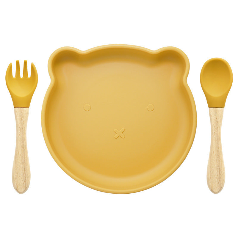 Food Supplement Tableware Set Silicone Spork Baby Products Bear Silicone Tableware 2baa133a 97fa 456a 8324 79f7bf2b1270