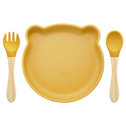 Food Supplement Tableware Set Silicone Spork Baby Products Bear Silicone Tableware 2baa133a 97fa 456a 8324 79f7bf2b1270