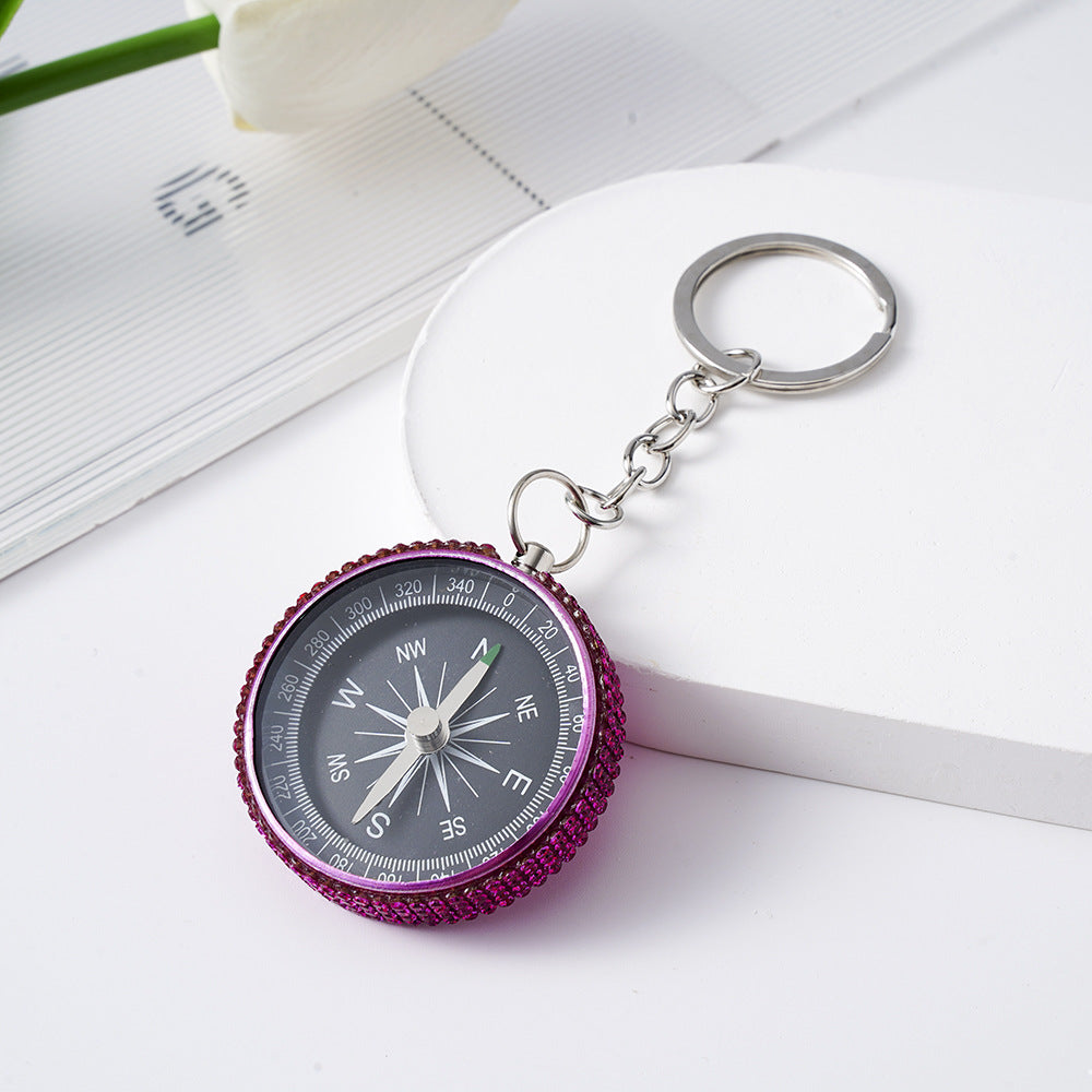 Diamond G44-2 Outdoor Mini Aluminum Alloy Compass Key Chain 2bb6481a bd01 4ef8 93a4 b35e253b42ff