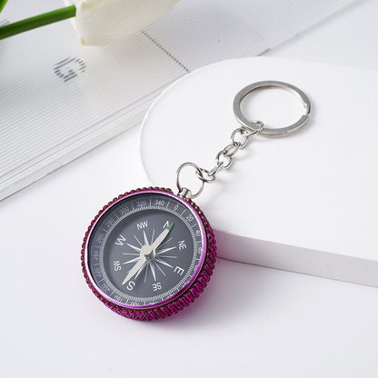 Diamond G44-2 Outdoor Mini Aluminum Alloy Compass Key Chain 2bb6481a bd01 4ef8 93a4 b35e253b42ff