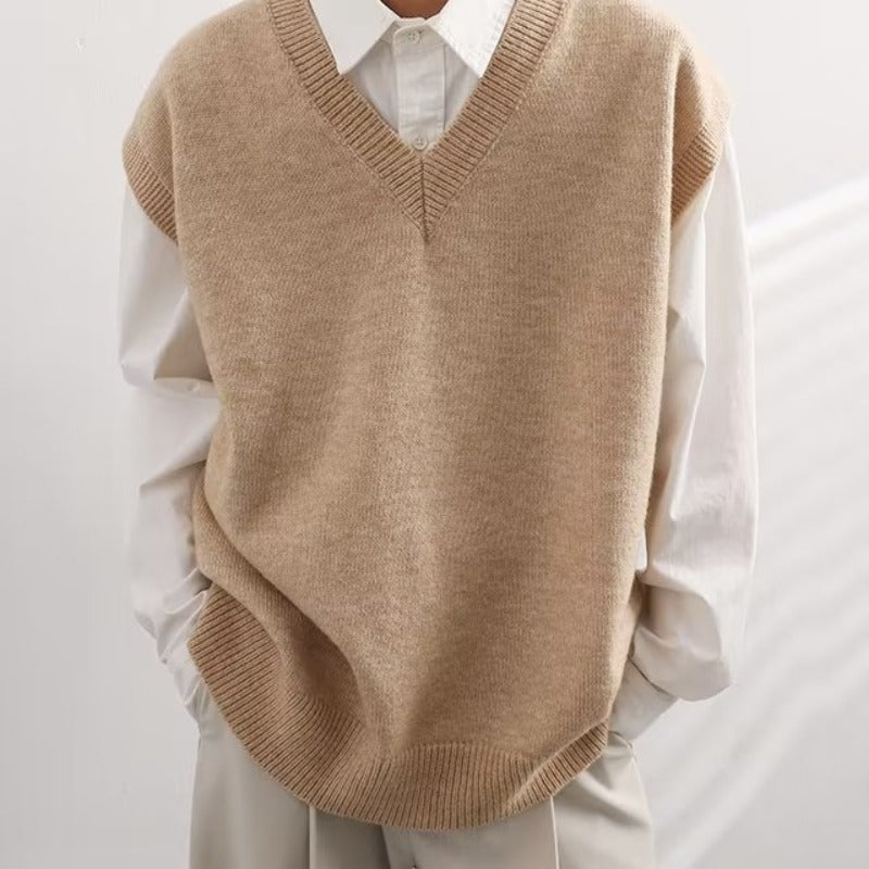 Men's V-neck Fashionable Jacket Sweater Vest Wool 2bb9fecc a8f0 43f2 a08e 4d81285f0878