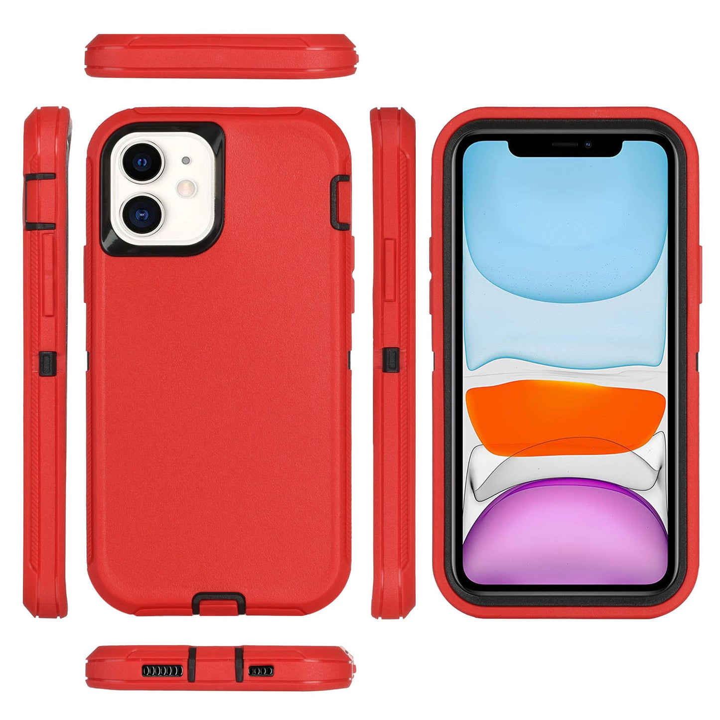 All-inclusive Drop-resistant Three-in-one Hard Case Phone Case - 图片 10