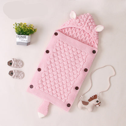 Pure Color Newborn Envelope Anti-kick Swaddling Blanket 2bea0af7 4bf7 4961 a362 ed8b9791a316