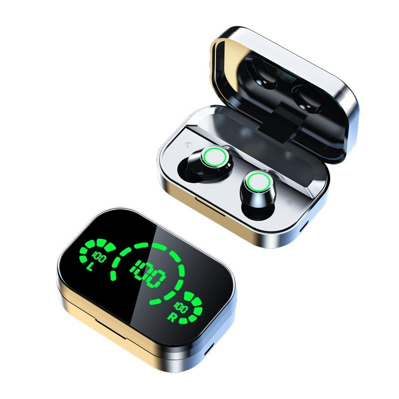 YD03 Wireless Bluetooth-compatible Headset TWS Large Screen Smart Digital Display In Ear Breathing Light 2c160820 122b 4e14 b