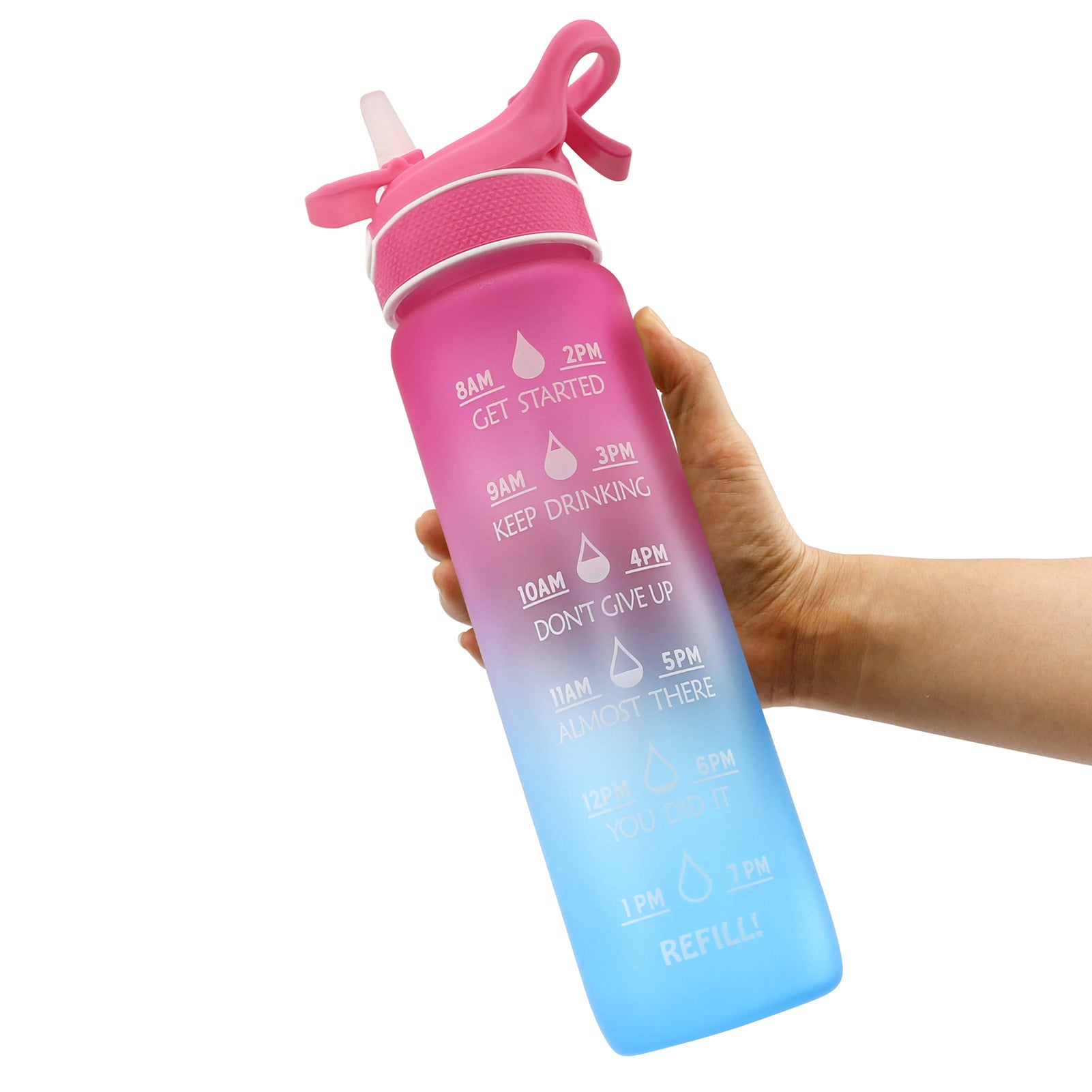 Water Bottle Scrub Bounce Cover Straw Space Cup Sports Water Bottle 2c1755b1 9d8e 4816 be13 9c05db649304