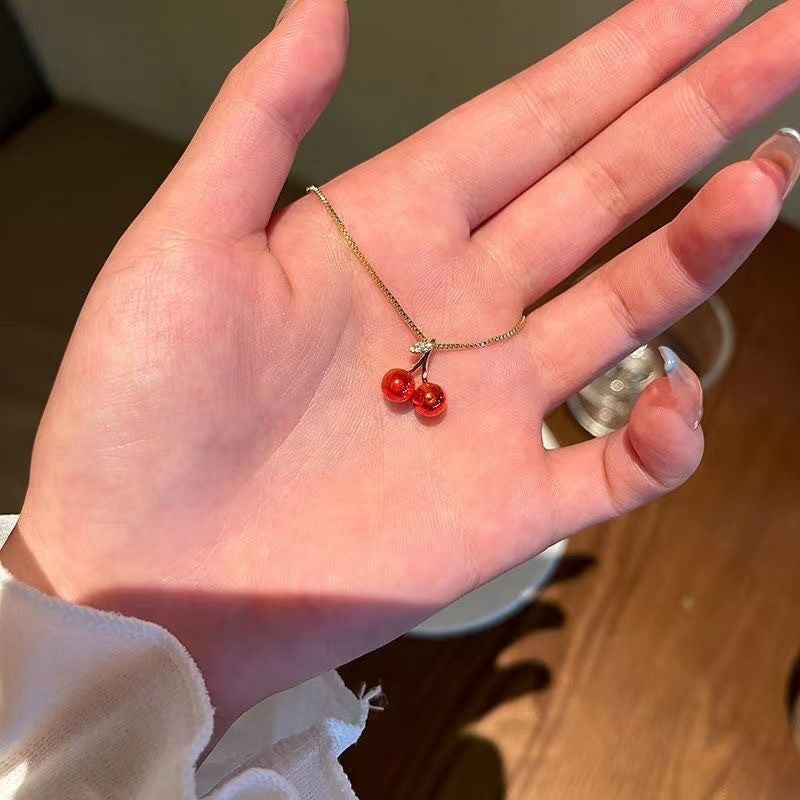 Red Cherry Garnet Necklace Designed By Female Minority 2c1aa051 b9c9 41c6 9d4c 8976787a68a0