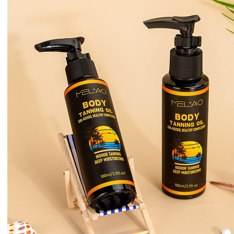 Sun Tanning Essential Oil Sun-free Wheat-colored Bronze Black Oil Sunbath 2c4cbbaa 102b 404e b3e6 163cab4bf329