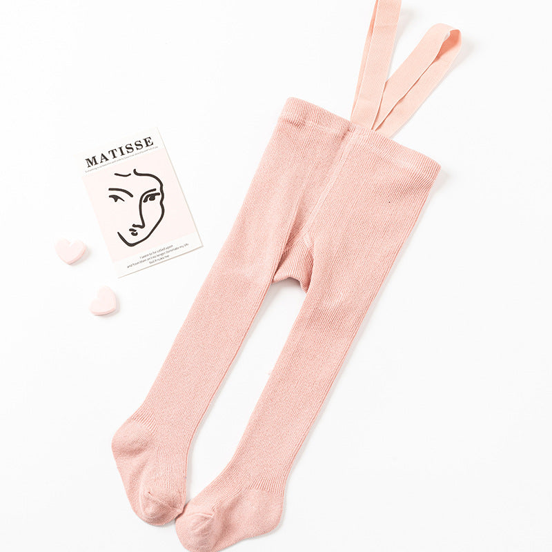 Children's Shoulder Strap Leggings High Waist Belly Button Protection Panty-hose 2c5e94ef 2318 4064 985f 00abd49cd14d