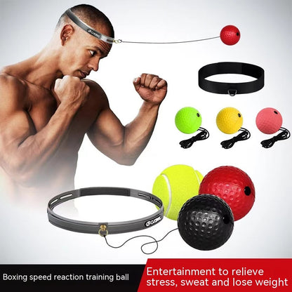 Head-mounted Boxing Reaction Training Fitness Entertainment Decompression Vent Ball Magic 2c69475d 52f6 41d3 9944 3424d6b3da3