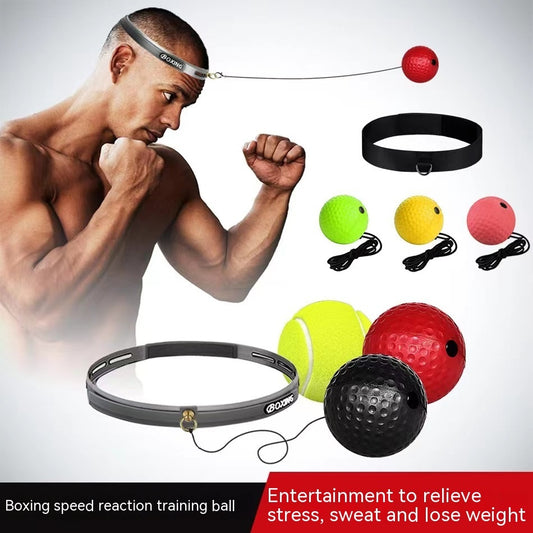 Head-mounted Boxing Reaction Training Fitness Entertainment Decompression Vent Ball Magic 2c69475d 52f6 41d3 9944 3424d6b3da3