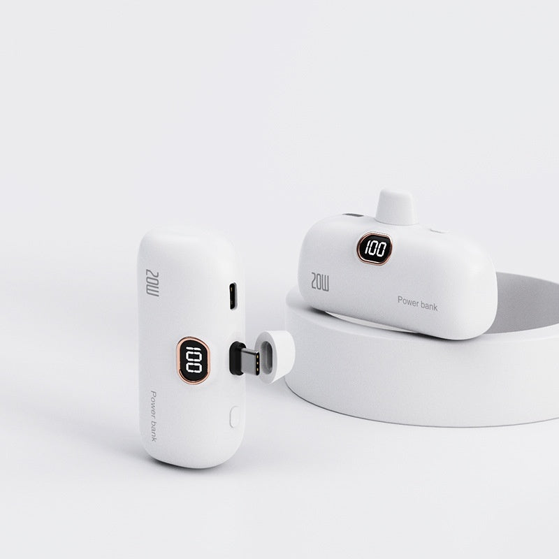 Pocket Wireless Capsule Power Bank Small Portable Power Source Power Bank Mini Fast Charge - 图片 11