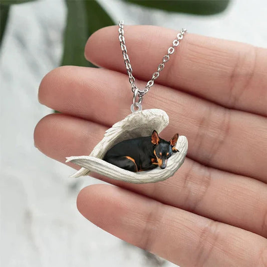 Acrylic Plane Lazy Dog Hanging Necklace 2cb21e8b 6c5c 4da2 86e5 fa80c50e6210