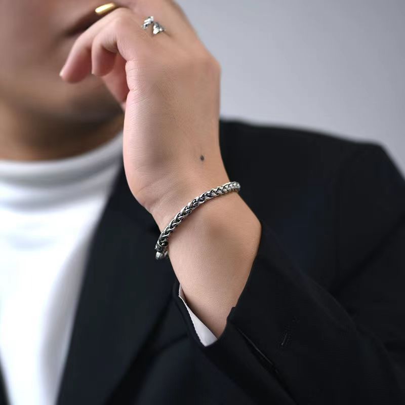 Woven Personality Simple Men's Six Words Mantra Vintage Bracelet 2cc14fa2 8f3a 4436 a01d 9ab72cd2d3f2