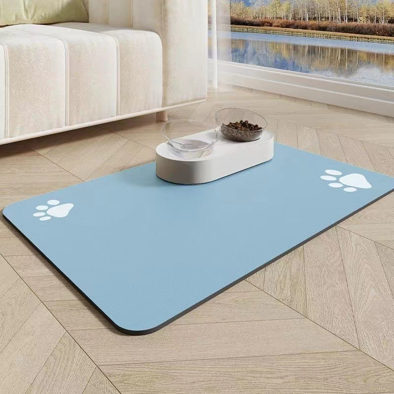 Pet Diatom Ooze Floor Mat Dogs And Cats Eating Mat Spill-proof Waterproof Quick-drying Placemat 2cd06683 e197 48c7 baf9 23042