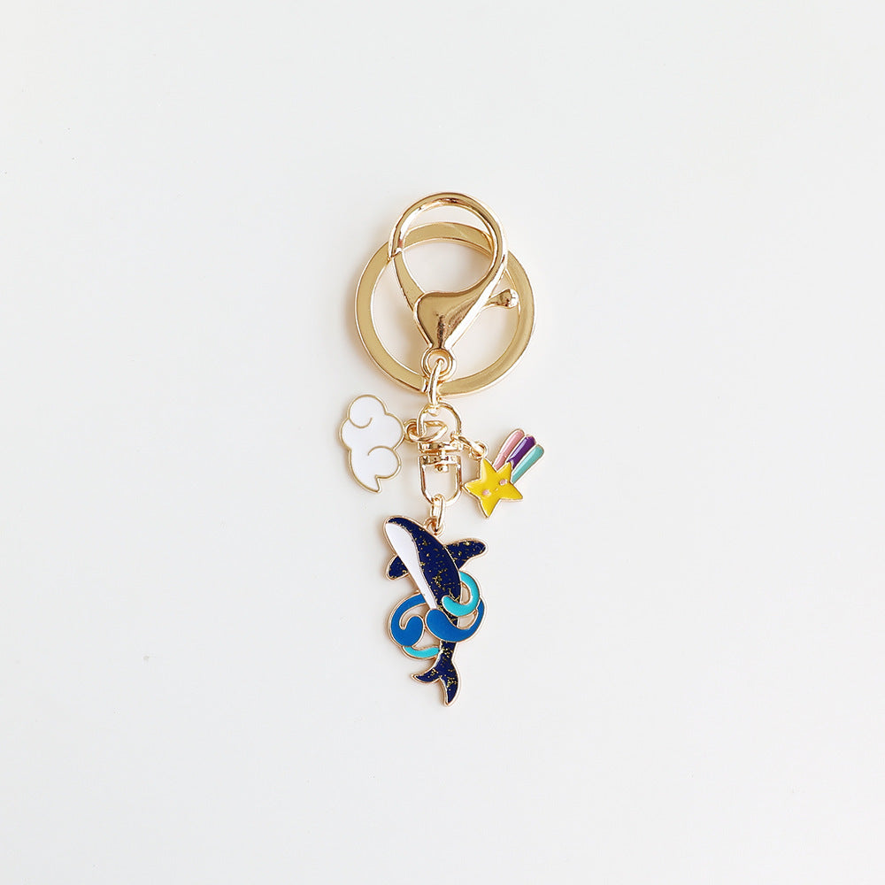 Cute Cartoon Whale Dolphin Keychain 2cd0d0fe 0ee8 4443 acb2 9b484f22ef33