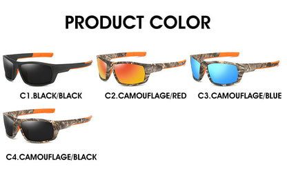 Polarized Box Camouflage Tactical Glasses For Male And Female Cycling Sports