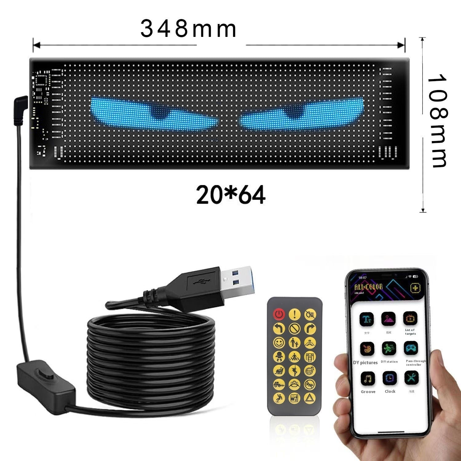 Car Flexible Advertising Bluetooth Smart Screen 2ce89900 8c79 4ed5 bab1 77ed9b097cb9 trans