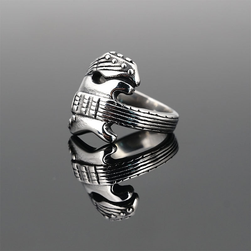 Retro Punk Titanium Steel Ring Men's Personality Wide Ring 2cf5df7d c218 43d8 b0e1 86c4bc9a767d