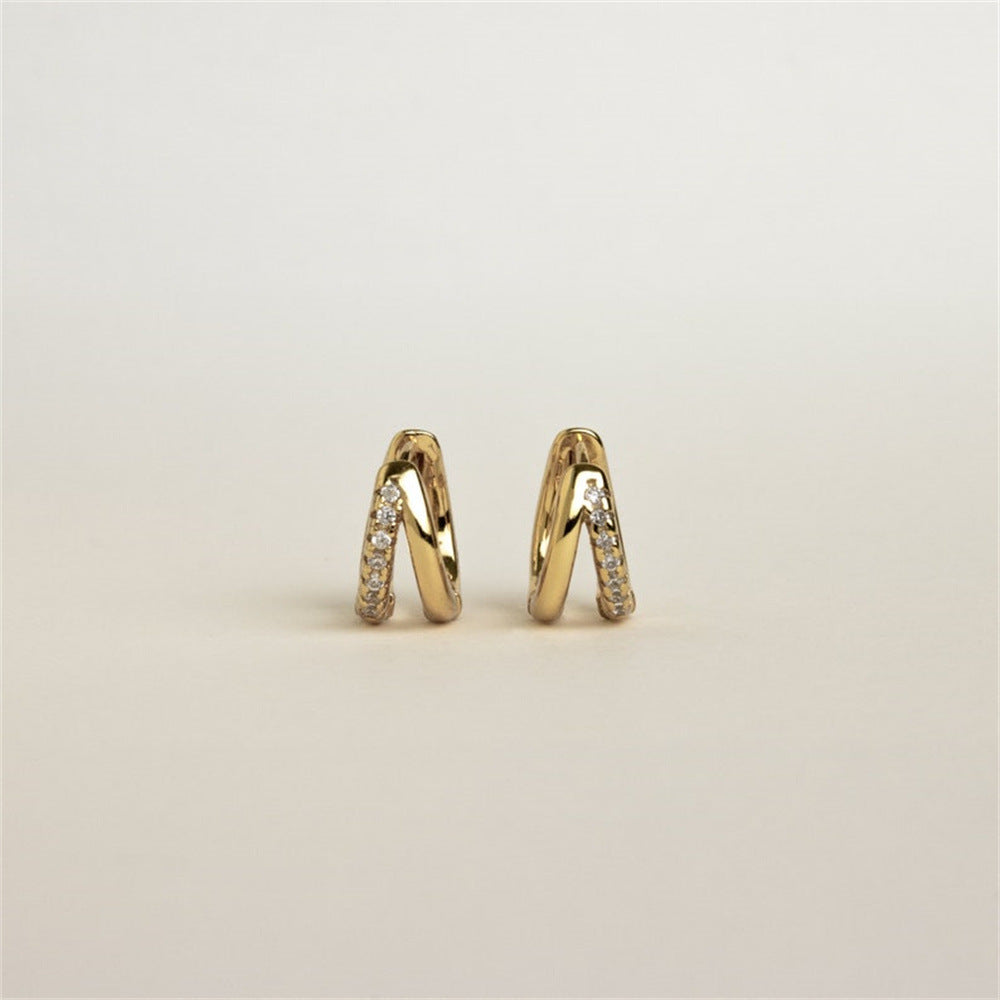 Women's Fashion Electroplated Zircon Earrings 2d1a461d 8224 466e b874 6df646d8d42f