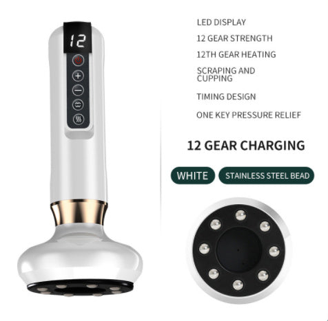 Electric Vacuum Cupping Massager For Body Anti-Cellulite Suction Cup Gua Sha Massage Body Cups Guasha Fat Burning Slimming Ja