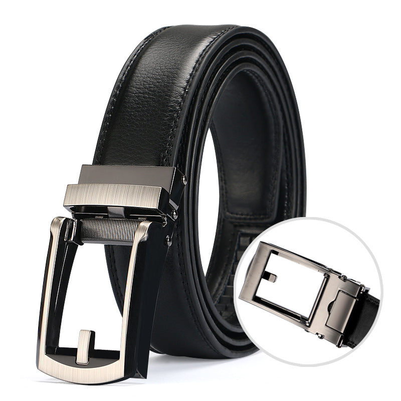 Two-layer Cowhide Fake Needle Automatic Buckle Men's Special Belt 2d289a2c 9bbf 4774 b5fb ff73ec96ba2e