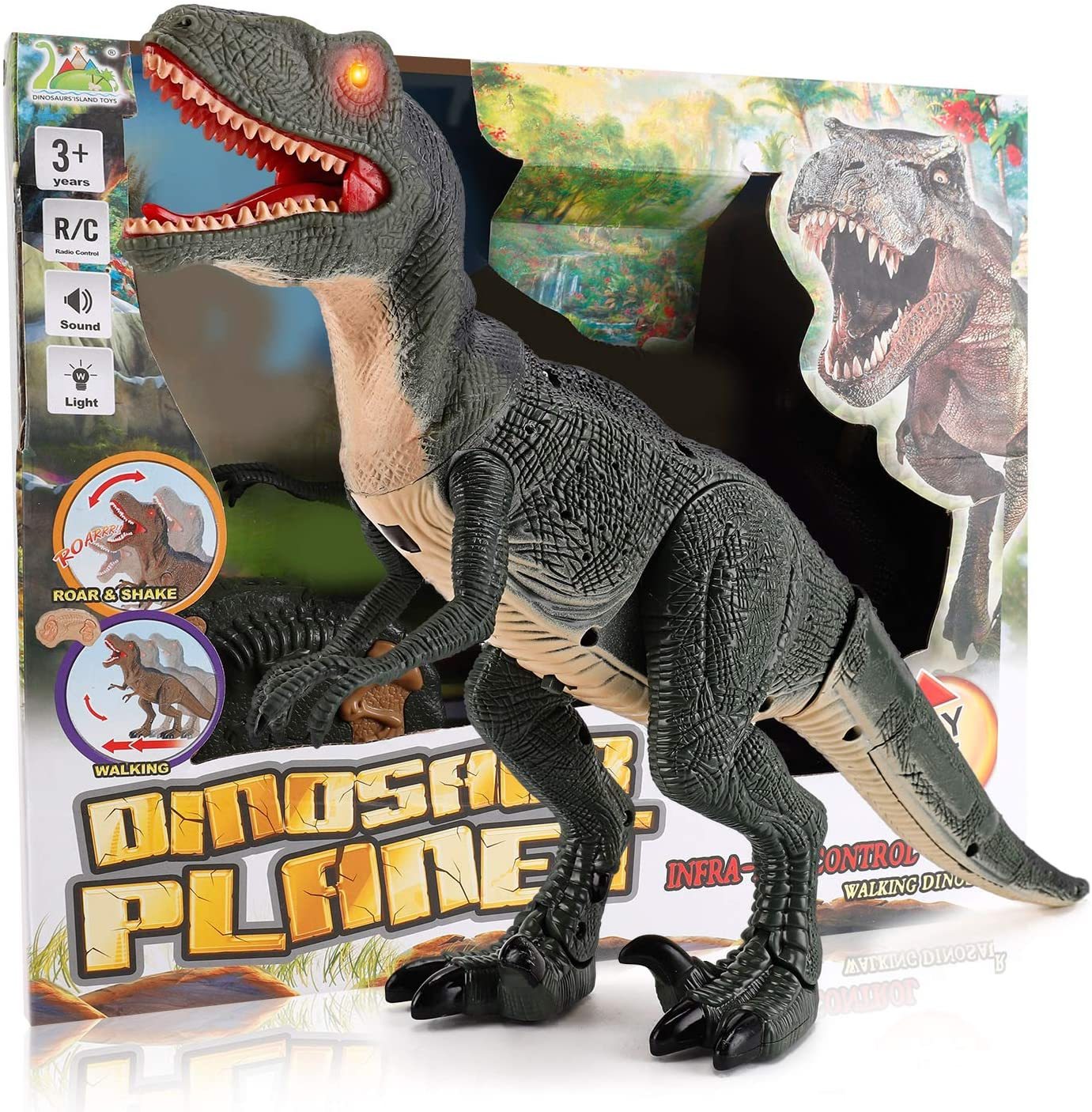 Electric Dinosaur Simulation Walking Animal Remote Control Toy 2d366c99 da52 4cf3 865e e7f45de7ddcb