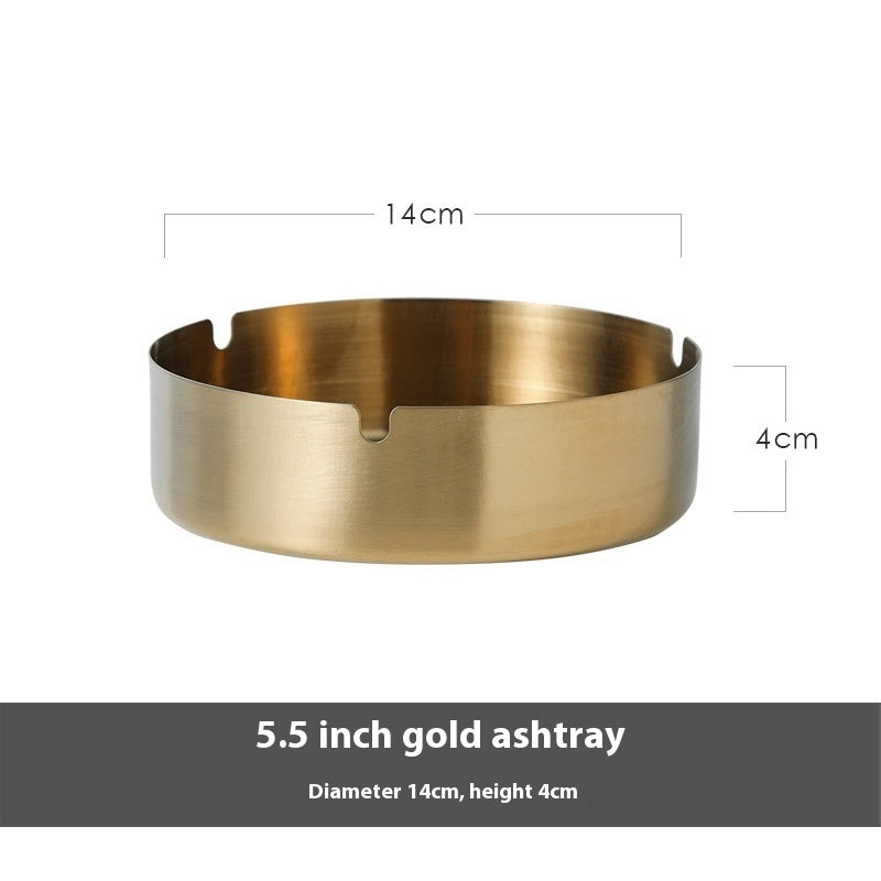 Simple Thickened Practical Stainless Steel Ash Tray 2d42b7ea 1003 476c 8c64 55235434684c