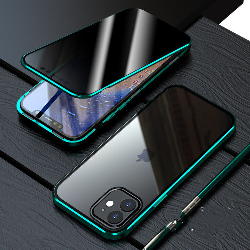 Magnetic Privacy Glass Case For X XS XR Anti-Spy 360 Protective 2d4a5716 10f8 473c 9c8e 9a81c6c0c46f
