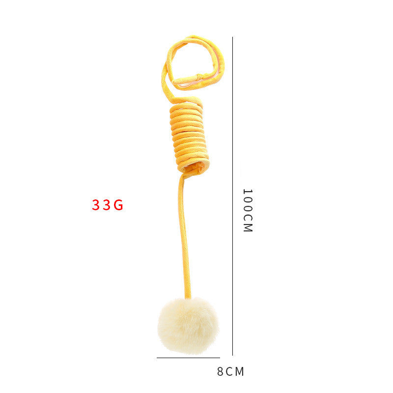 Cat Toy Self-Hi Sucker Spring Rabbit Hair Ball Interactive Play Pet Supplies Interactive Toys 2d4a68ce 4879 40cf b882 5aee15b