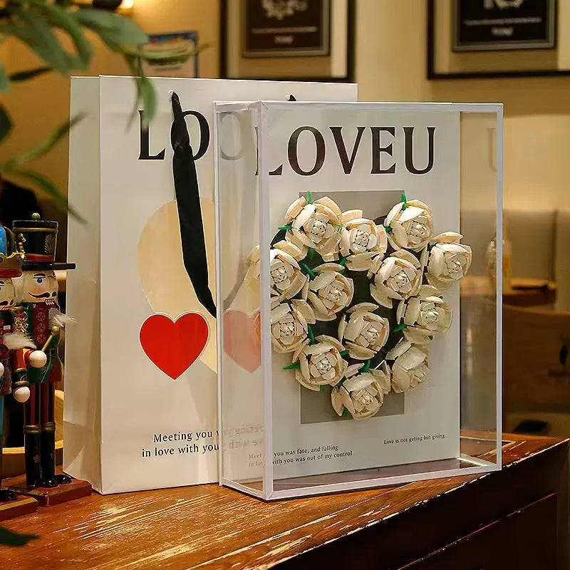 Rose Bouquet Building Blocks Gift Box DIY Handmade 2d53e7eb 0915 464e b0b3 ee3f4c55a47b