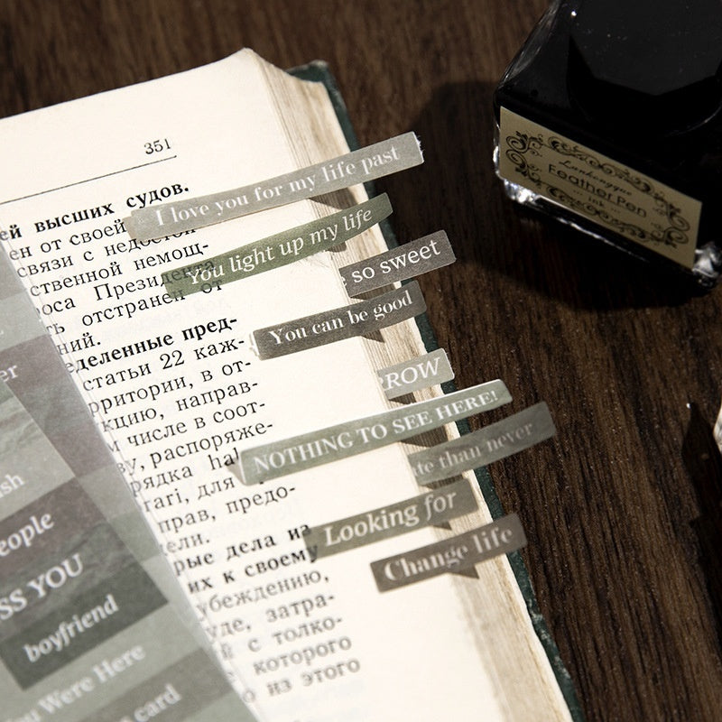 Ins English Quotations DIY Decoration Material Sticker - 图片 5
