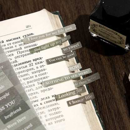 Ins English Quotations DIY Decoration Material Sticker - 图片 5