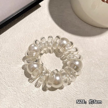 Telephone Wire Hair Ties Hair Rope Hair-binding High Elasticity Not Tight Hair 2d7c97c9 23bc 46e4 83d9 0048bfa831b0