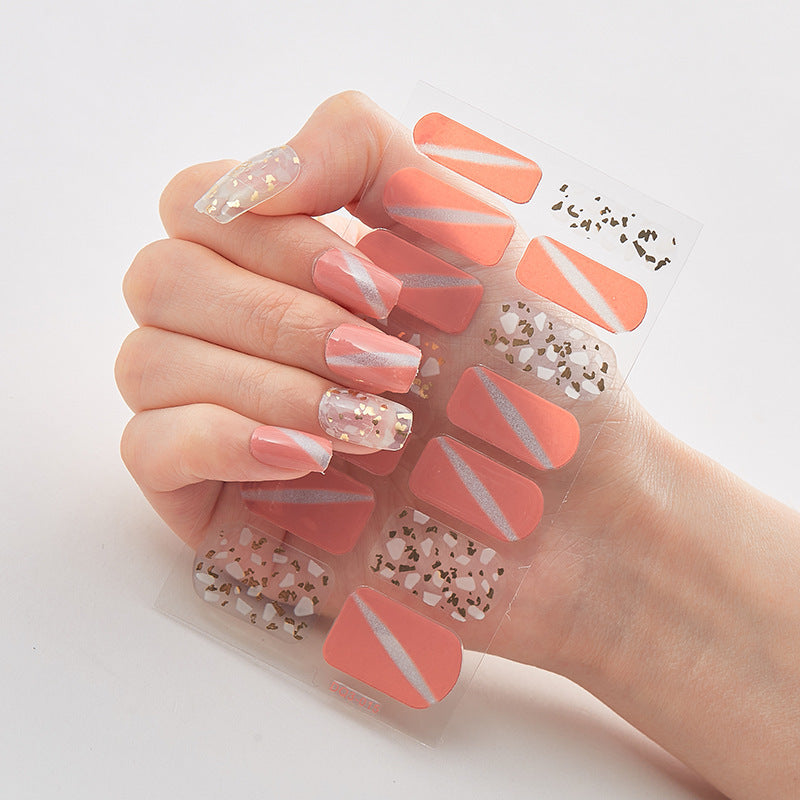 3d Laser Bronzing Craft Nail Applique Nail Sticker - HD Wireless Product #16