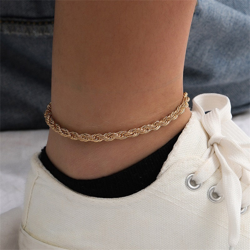 Leila Rope Chain Anklet 2d919f1e c5a5 45bf 9878 add2d6a19176