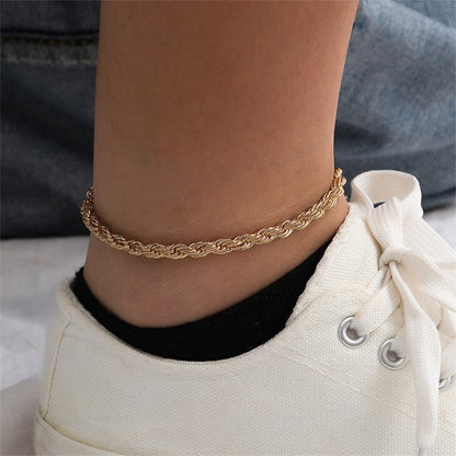 Leila Rope Chain Anklet 2d919f1e c5a5 45bf 9878 add2d6a19176