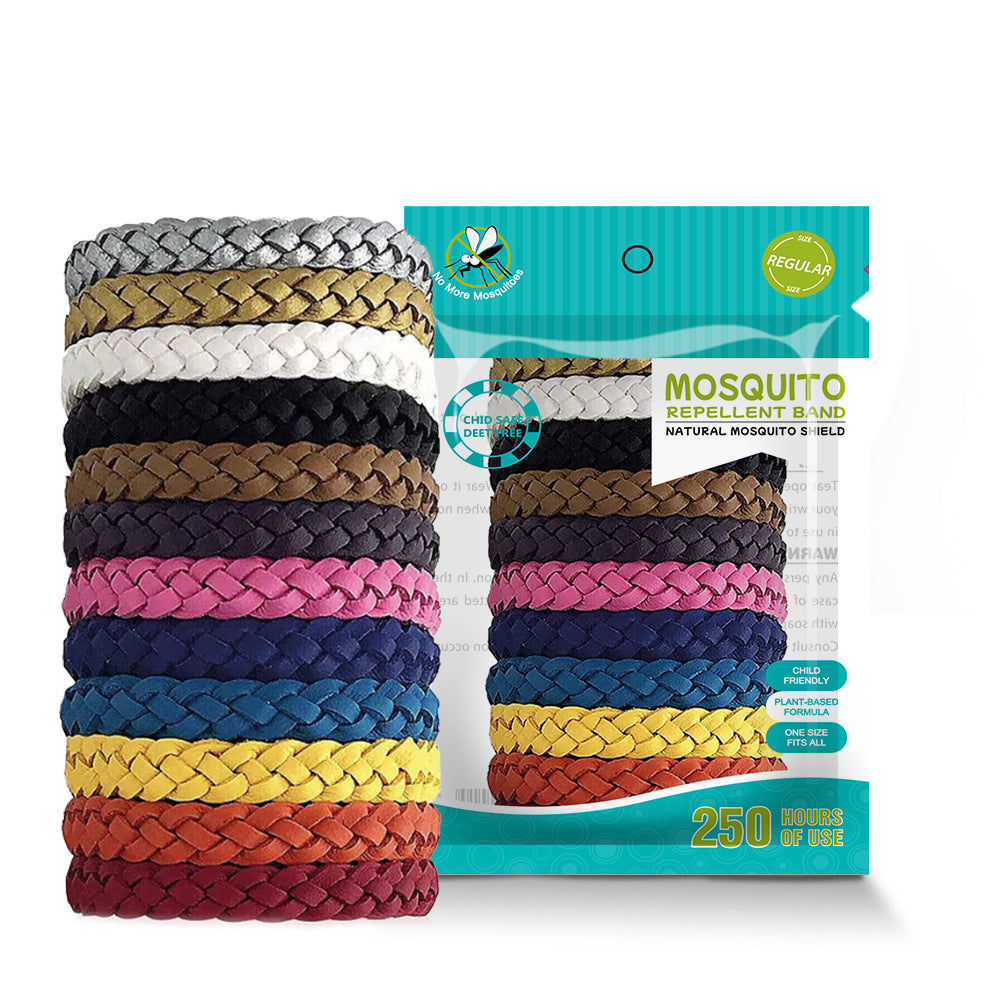 Plant Essential Oil Leather Mosquito Repellent Bracelet 2da6129e 15e7 420f 9d55 7c4247647dd0
