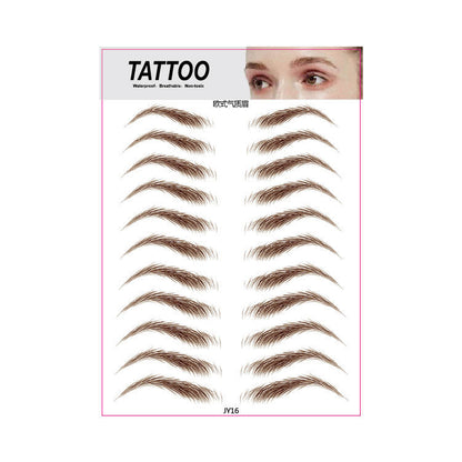 3D Waterproof Semi-permanent Eyebrow Stencil Stickers - HD Wireless Product #15