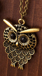 Necklace Personalized Fashion Retro Three-color Owl Alloy Necklace New Women's Exquisite Sweater Chain 2dcdbfcd e266 4311 85e