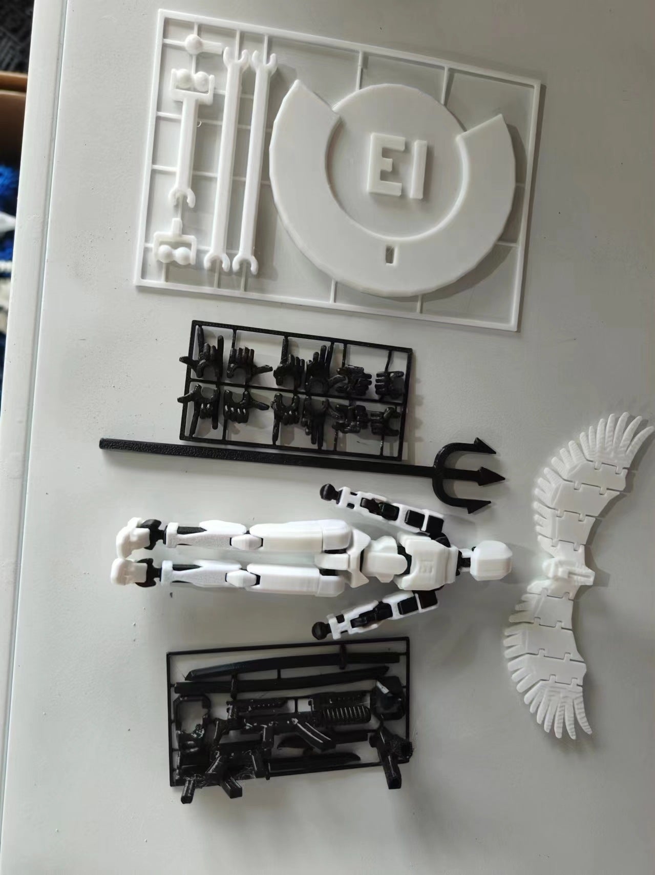 Lucky Puppet Joint Movable 3D Printing Doll Angel Toy 2de2f6e9 a84a 4e50 b37c 5b435906a499